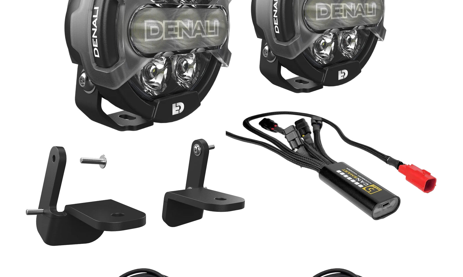 Denali D7 Pro Premium Lighting Bundle - Ducati DesertX Rally '23+