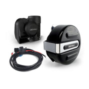 Denali SoundBomb V-Twin Air Horn with Cover / Harness - Chrome