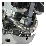 DRC Universal 4-Stroke Exhaust Pipe Guard - Titanium Color