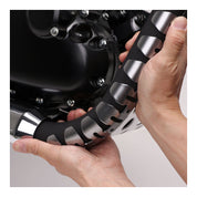 DRC Universal 4-Stroke Exhaust Pipe Guard - Titanium Color