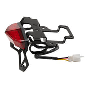 DRC Edge Tail Light Holder Kit with Red Lens - Kawasaki KLX230 (2020+)