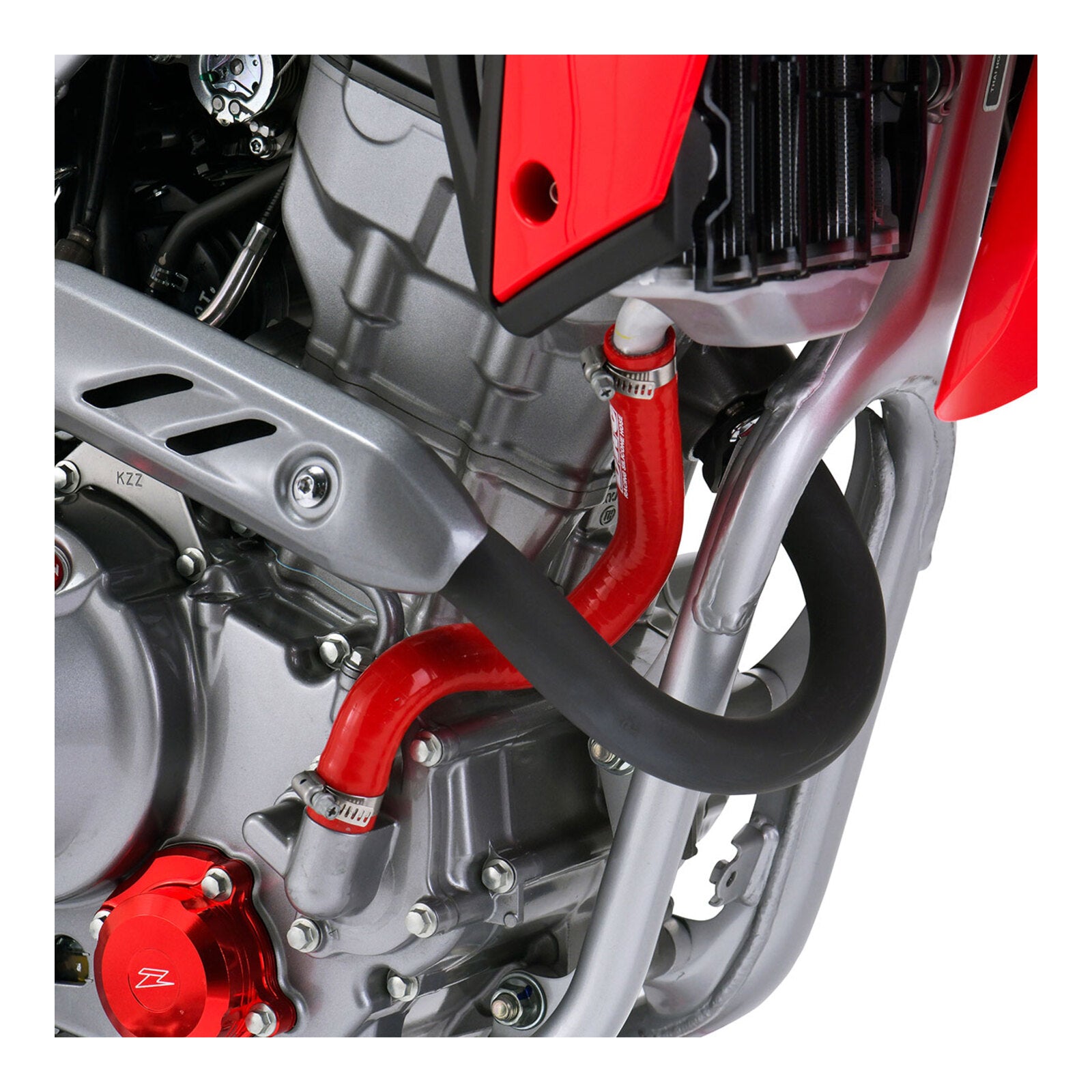 DRC Silicone Radiator Hose Kit - Honda CRF250R (2018–2021) - Red
