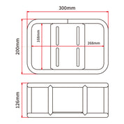 DRC Carrier Box Aluminium 300.200.126