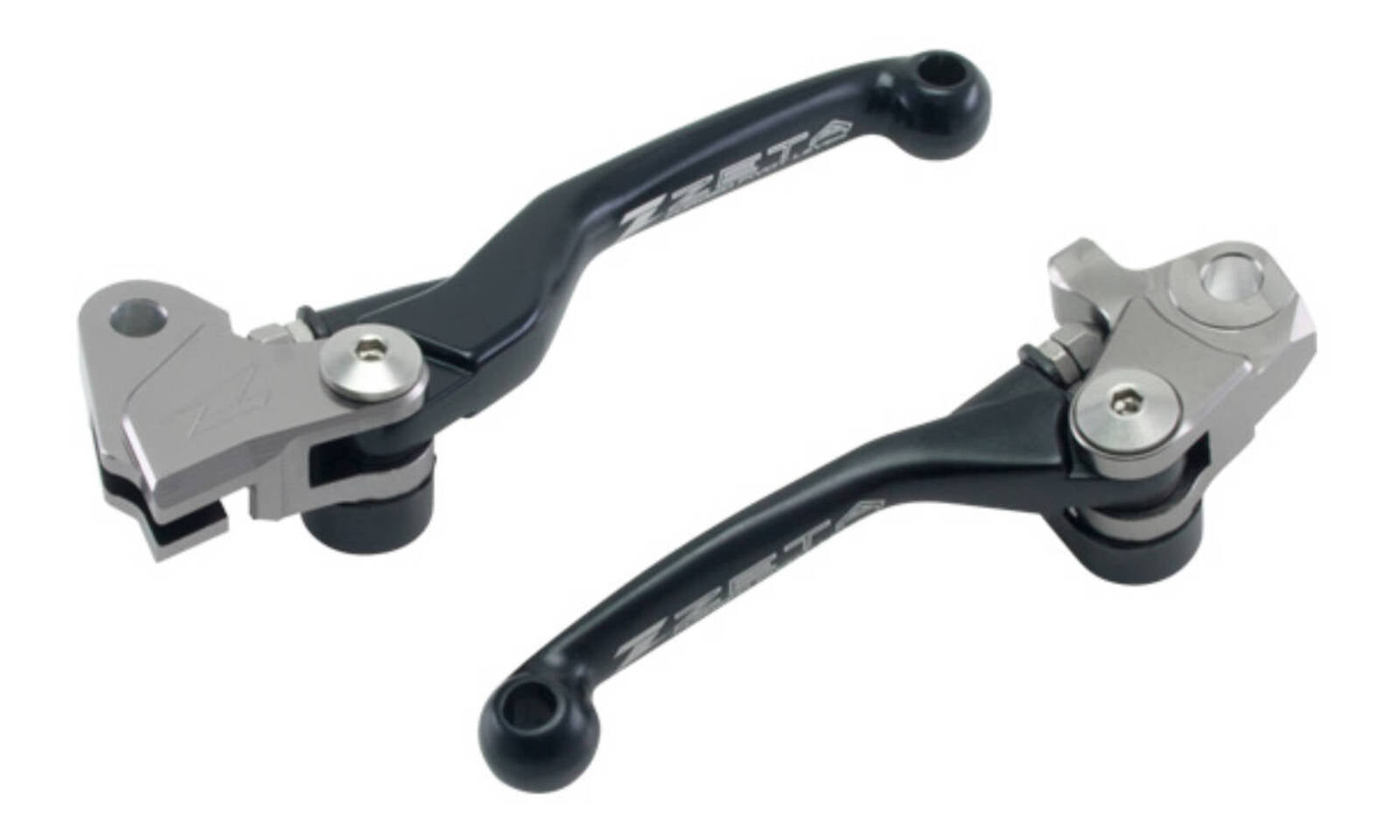 Zeta Pivot Lever Set FP - Kawasaki KX250F - Black