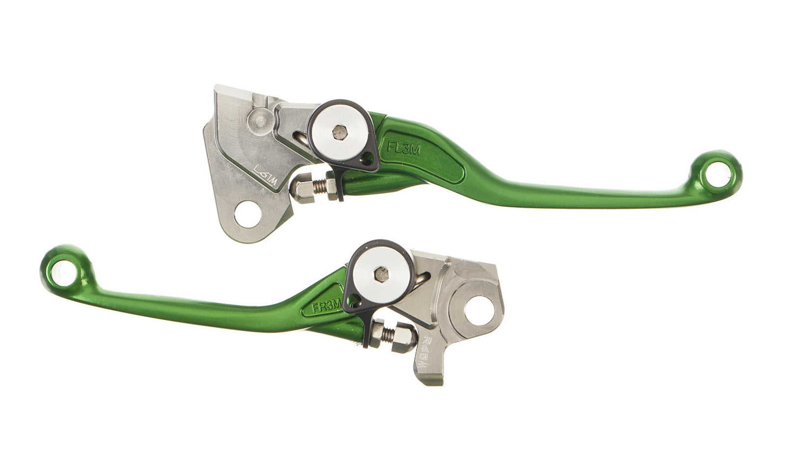 Zeta Pivot Lever Set FP - Kawasaki - Green