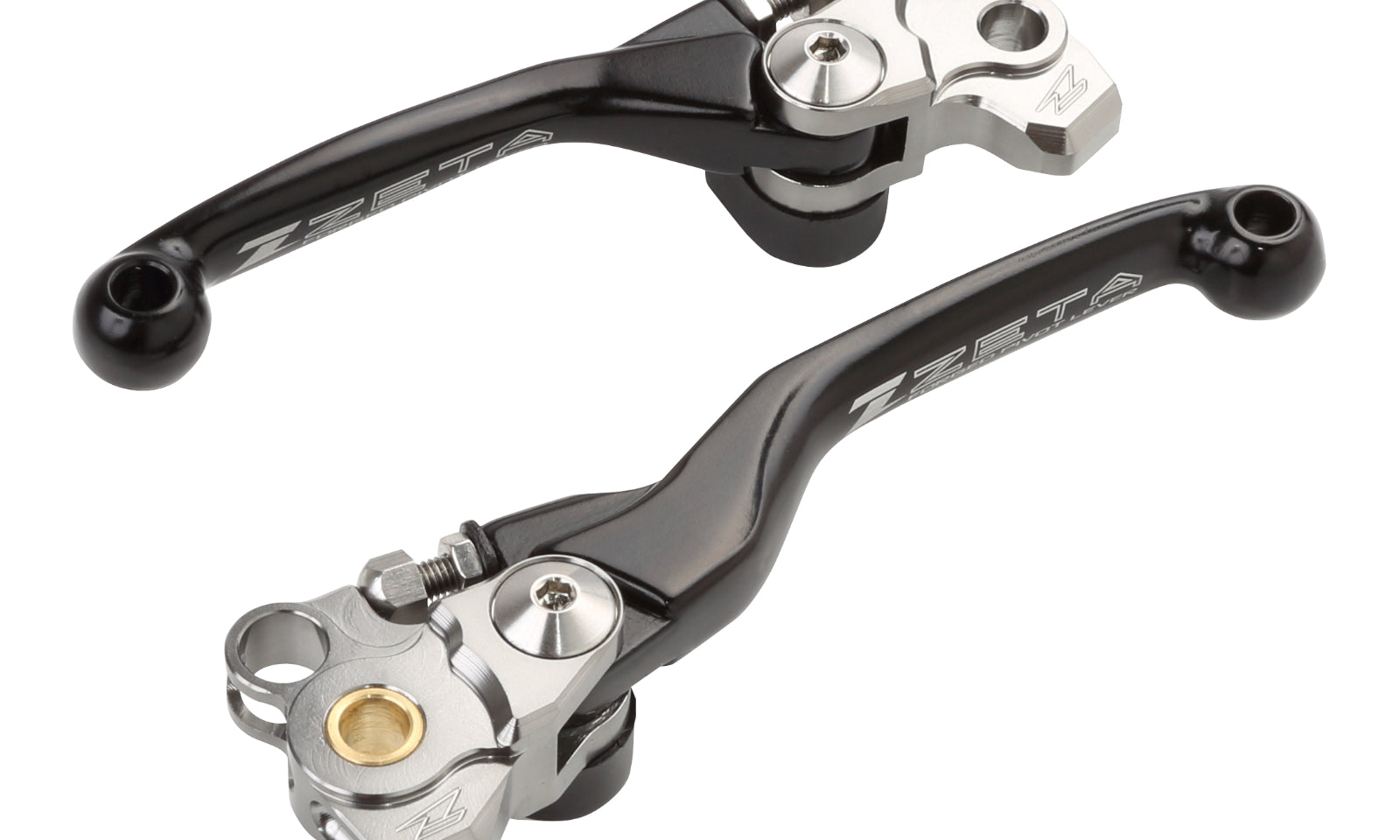 Zeta Pivot Lever Set FP - Kawasaki - Black