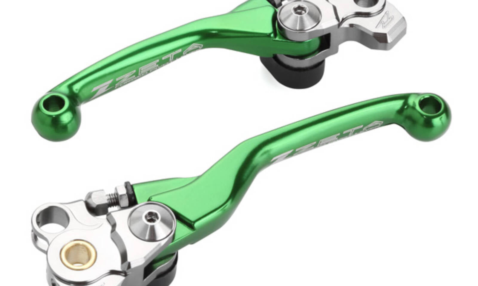 Zeta Pivot Lever Set FP - Kawasaki - Green