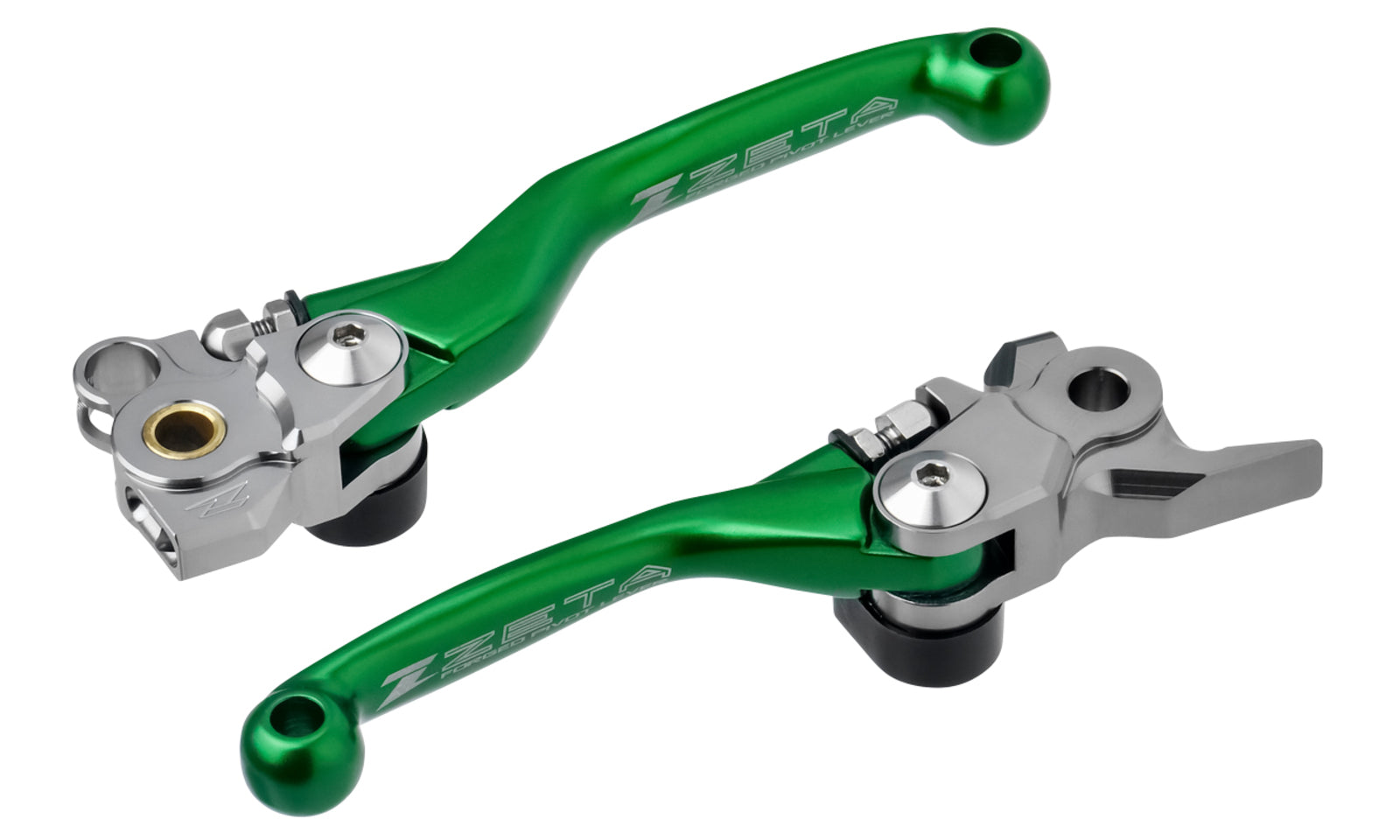Zeta Pivot Lever Set FP - Kawasaki KX450F ('24-) - Green