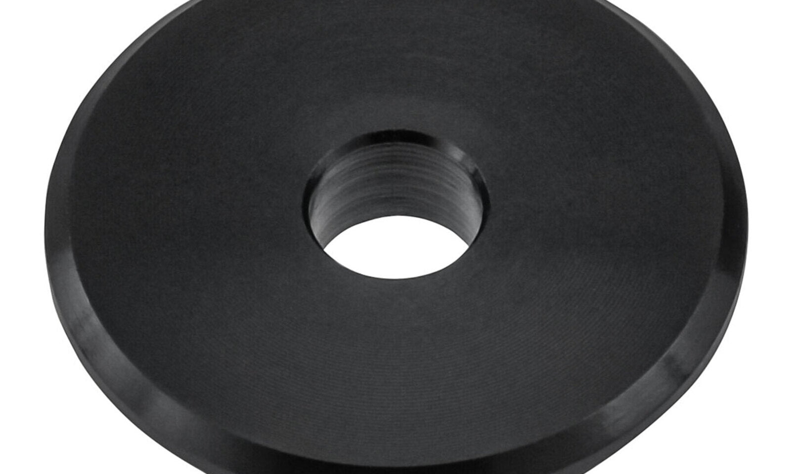 Zeta Aluminium Throttle Tube Replacement End Plug with O-Ring - Black