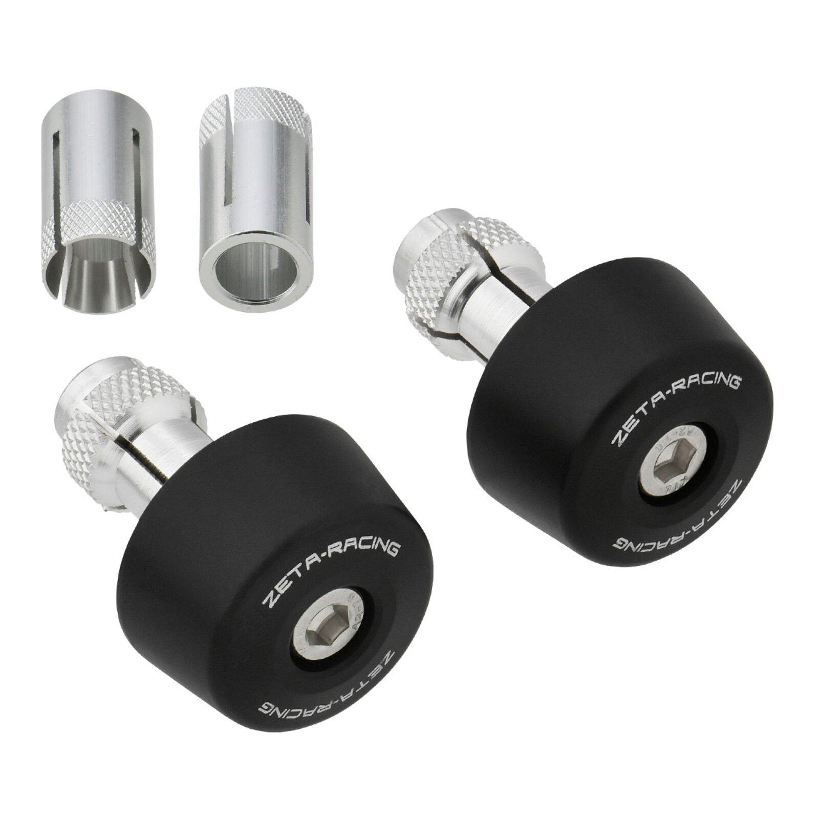 Zeta Bar-End Sliders - Black (Pair)