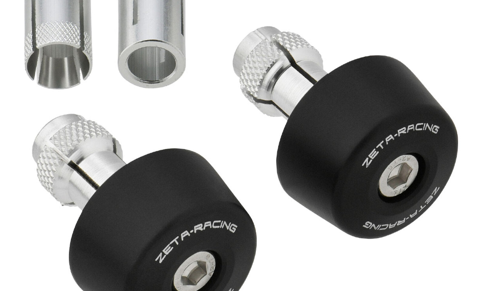 Zeta Bar-End Sliders - Black (Pair)