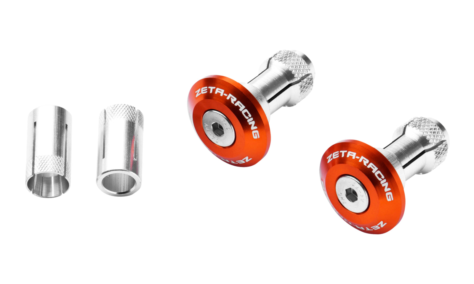 Zeta Bar End Plug 29mm 2pcs - Orange