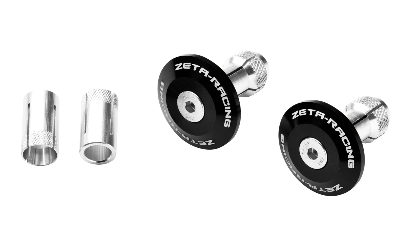 Zeta Bar End Plug 35mm 2pcs - Black