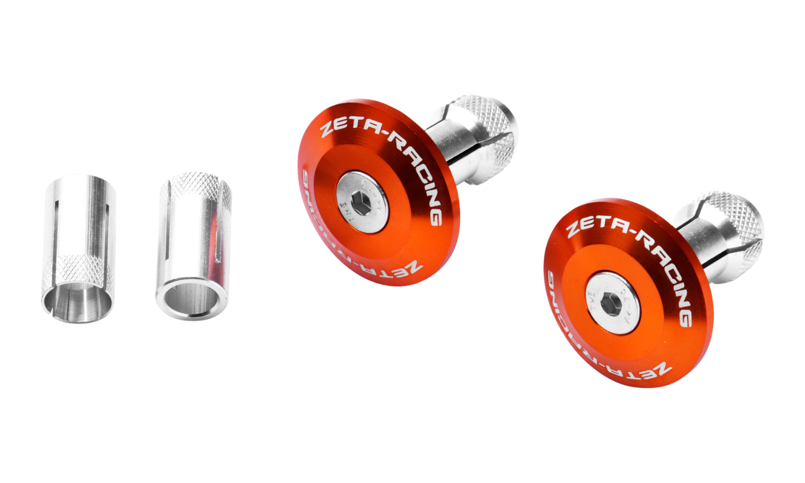 Zeta Bar End Plug 35mm 2pcs - Orange