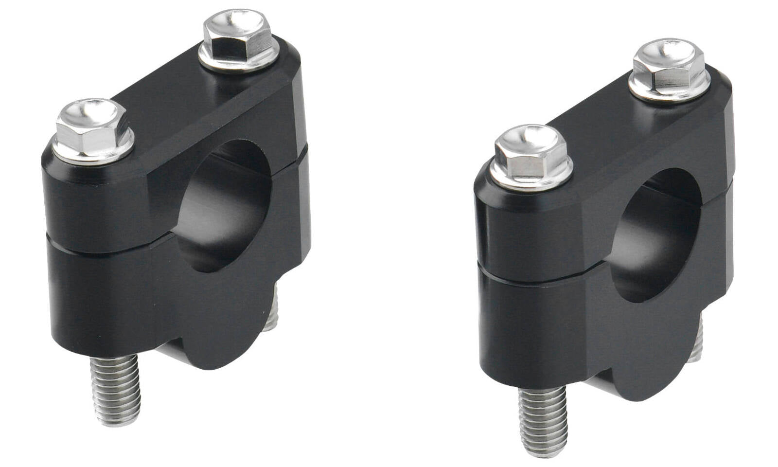 Zeta Bar Rise Kit - Height 19mm, 22.2mm Bar - Black