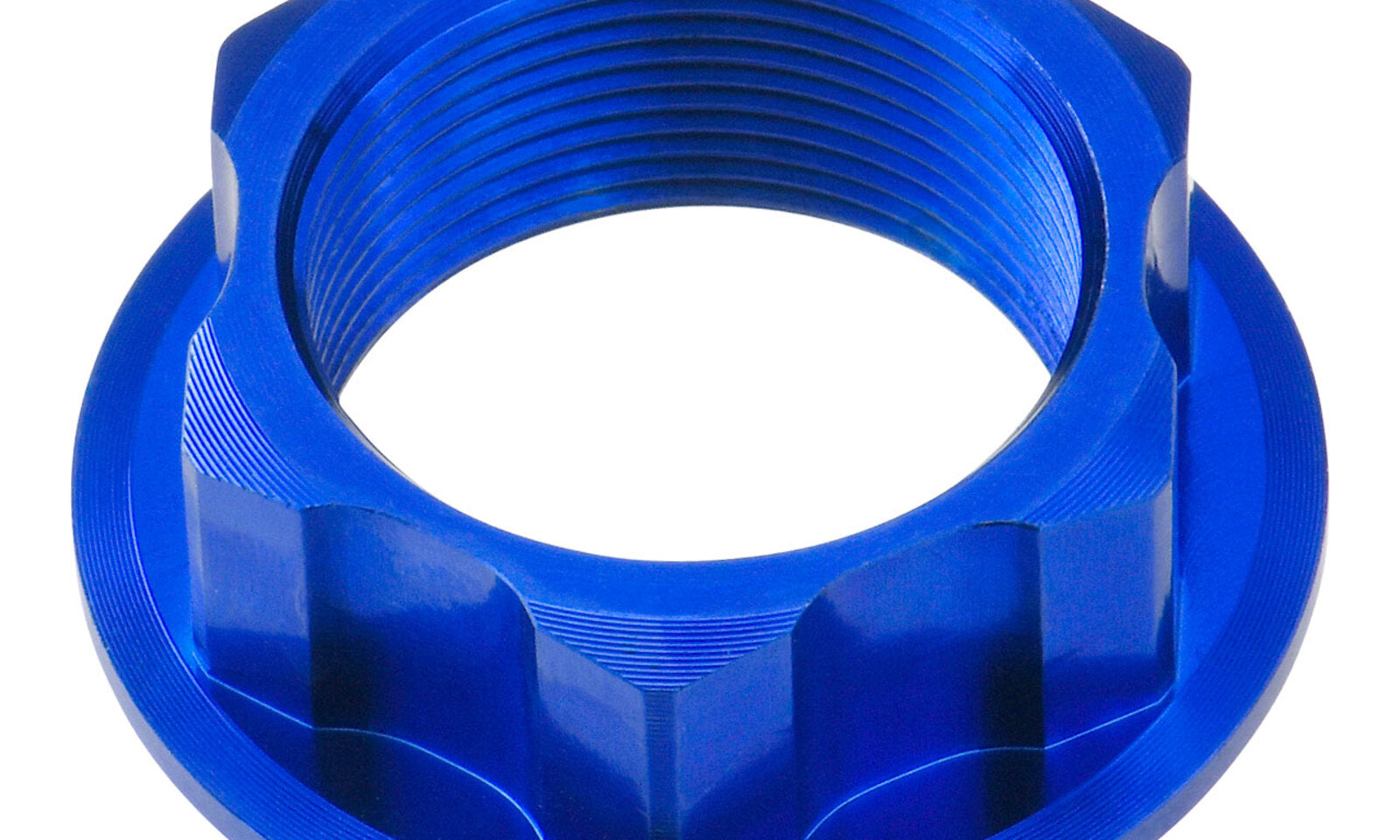 Zeta Stem Nut (M22x27 P1.0 H12) - Blue