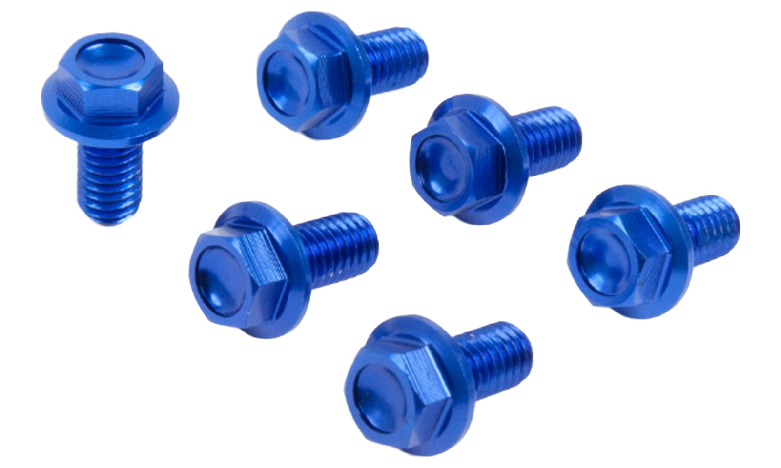 Zeta Fork Guard Bolt Set (6-Piece) - Yamaha Type 2 - Blue