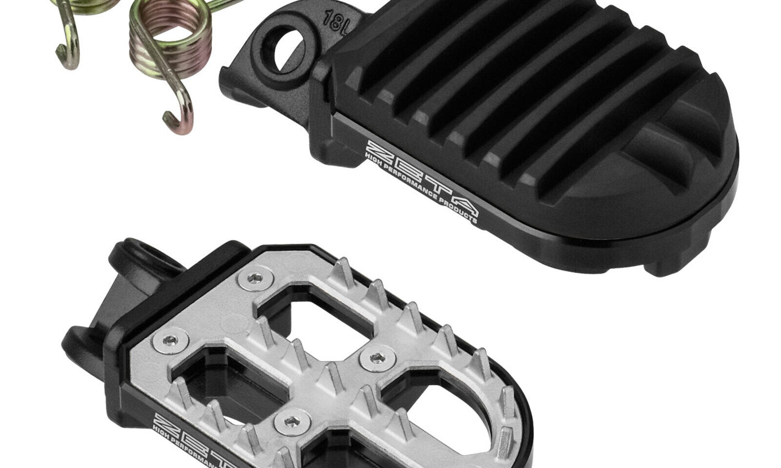 Zeta Adventure Foot Pegs KTM – Black