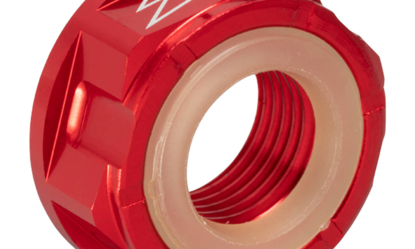 Zeta Axle Nut M16X27-P1.5 H13L - Red