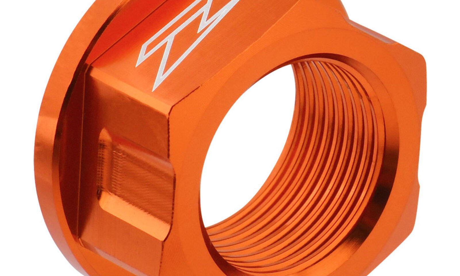 Zeta Axle Nut M22X30-P1.5 H17 - Orange