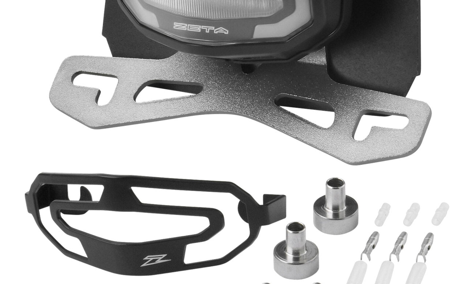 Zeta LED Line Tail Light Holder Kit - Clear Lens - Honda CRF450L ('19-), CRF450R
