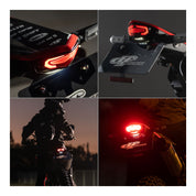Zeta LED Line Tail Light Holder Kit - Clear Lens - Honda CRF450L ('19-), CRF450R