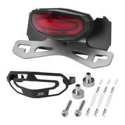 Zeta LED Line Tail Light Holder Kit - Red Lens - Honda CRF450L (-19-), CRF450RL