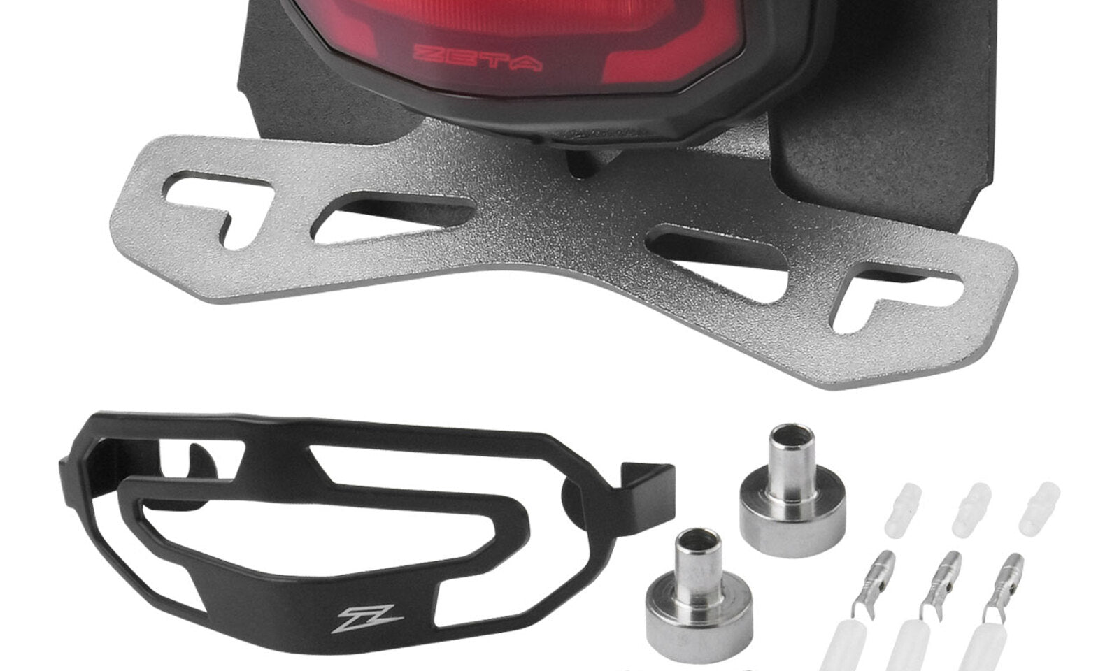 Zeta LED Line Tail Light Holder Kit - Red Lens - Honda CRF450L (-19-), CRF450RL