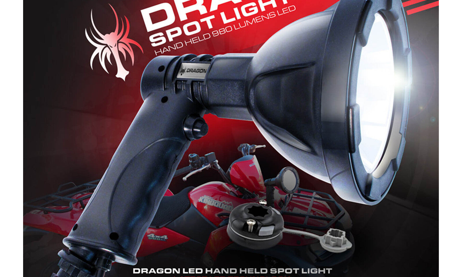 WHITES HANDHELD CREE LED SPOTLIGHT 5 LENS