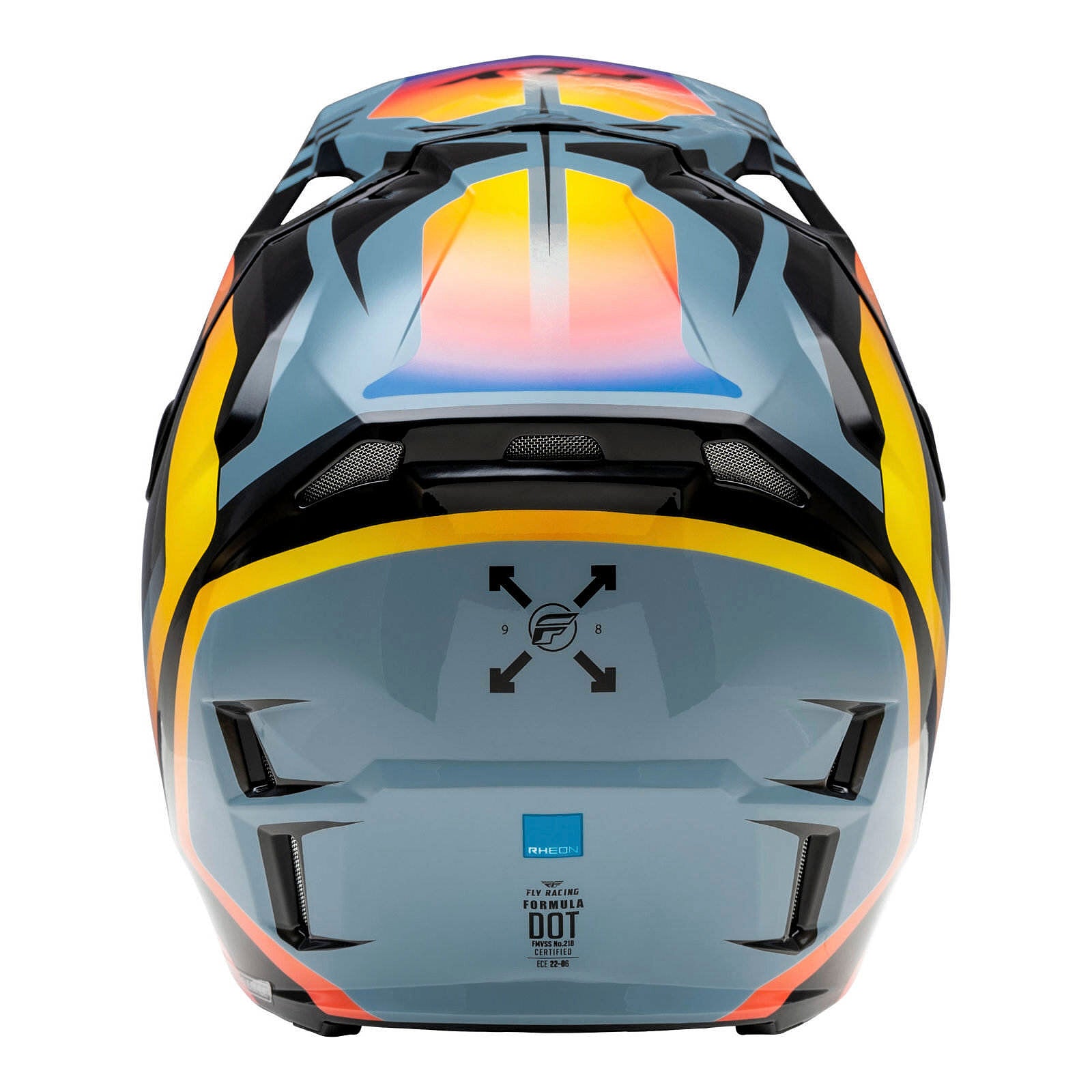 FLY Racing Formula CP Krypton Helmet - Grey/Black/Electric Fade