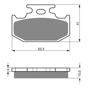 GOLDfren Brake Pads - K5 Off-Road Racing