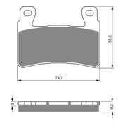 GOLDfren Brake Pads - S3 Sintered Sports