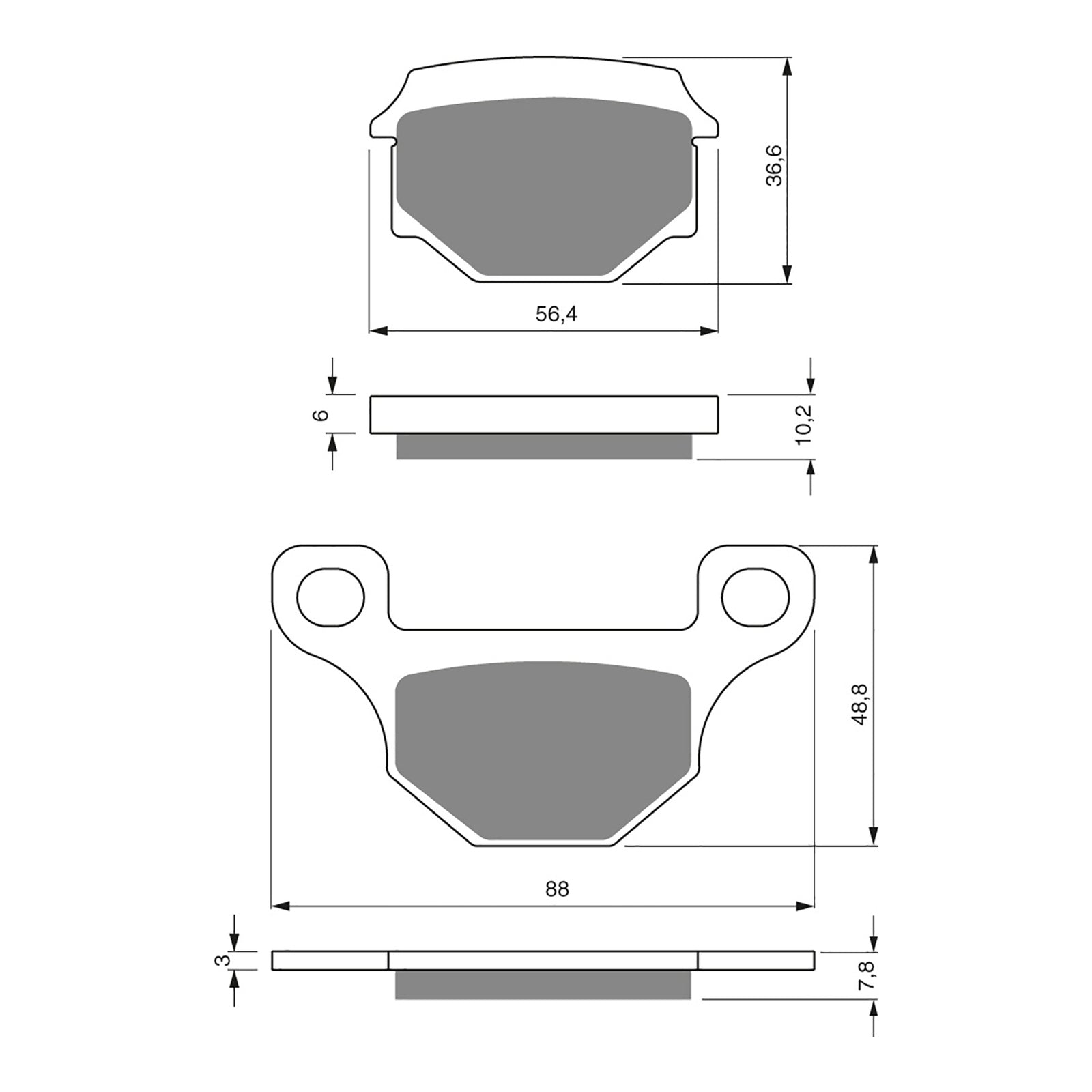 GOLDfren Brake Pads - S3 Sintered Sports