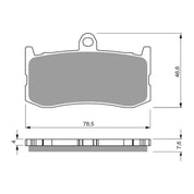 GOLDfren Brake Pads - S3 Sintered Sports