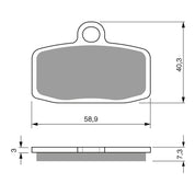 GOLDfren Brake Pads - K5 Off-Road Racing