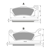 GOLDfren Brake Pads - K5 Off-Road Racing