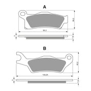 GOLDfren Brake Pads - K5 Off-Road Racing