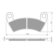 GOLDfren Brake Pads - K5 Off-Road Racing