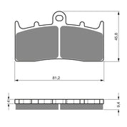 GOLDfren Brake Pads - S3 Sintered Sports