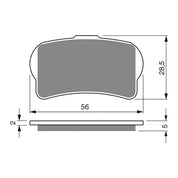 GOLDfren Brake Pads - K5 Off-Road Racing
