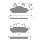 GOLDfren Brake Pads - K5 Off-Road Racing