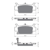 GOLDfren Brake Pads - K5 Off-Road Racing