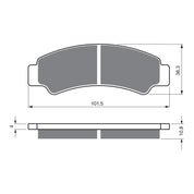 GOLDfren Brake Pads - K5 Off-Road Racing