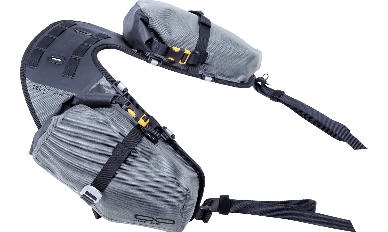 Giant Loop Mojavi Saddlebag ’26 - Grey (12L)