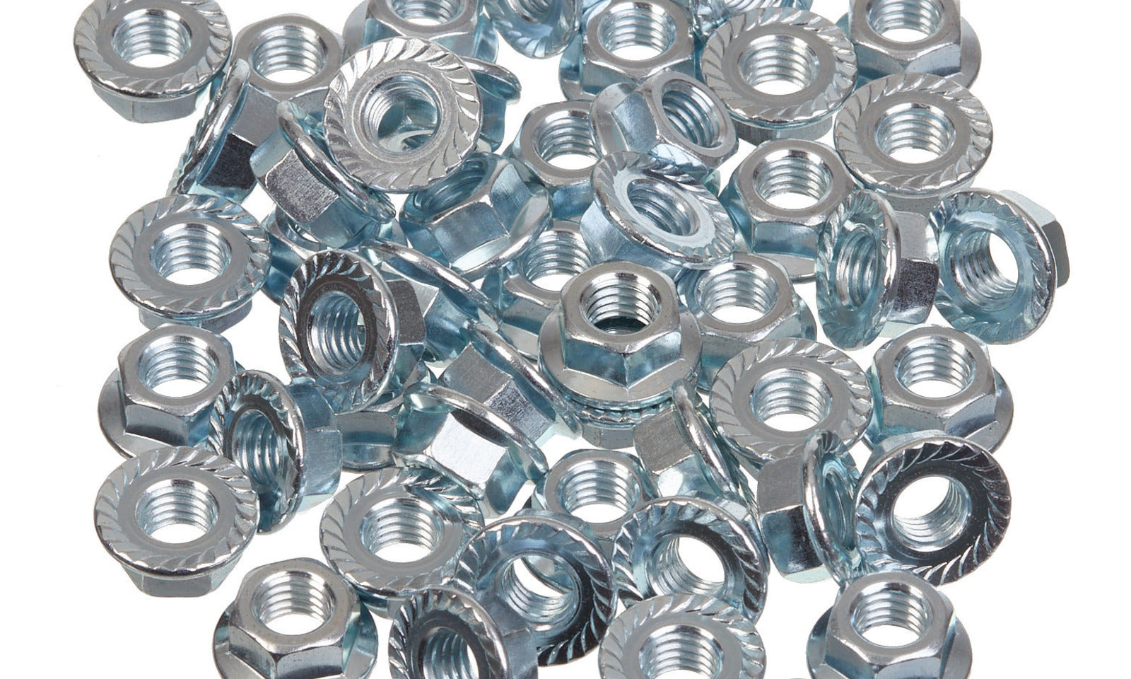 Whites Nut Flange - 8 x 1.25mm (50 Pack)