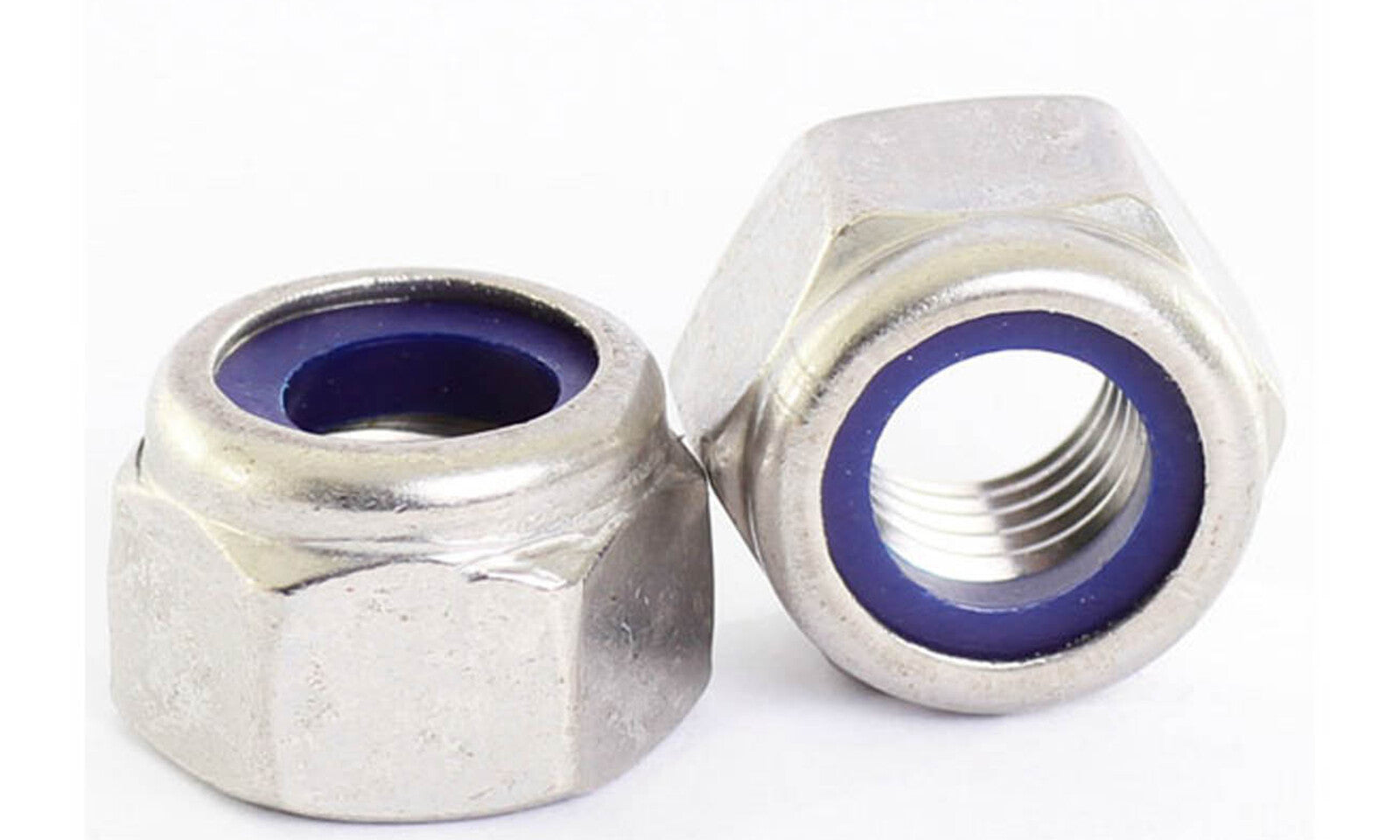 Whites Nut Nyloc - 6 x 1.0mm (50 Pack)