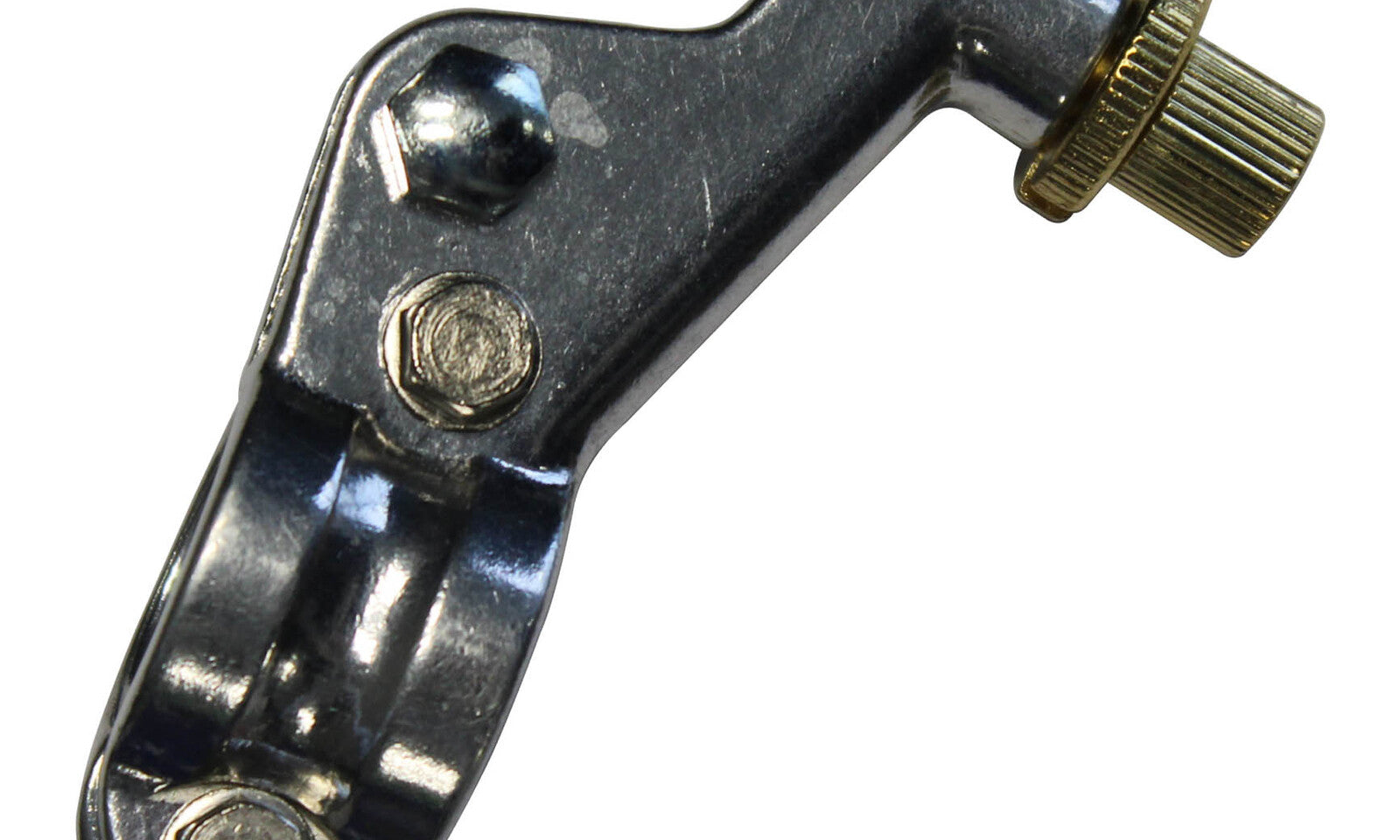 Whites Left Bracket Kawasaki 2-piece KX '83-'98 - Polished Forged