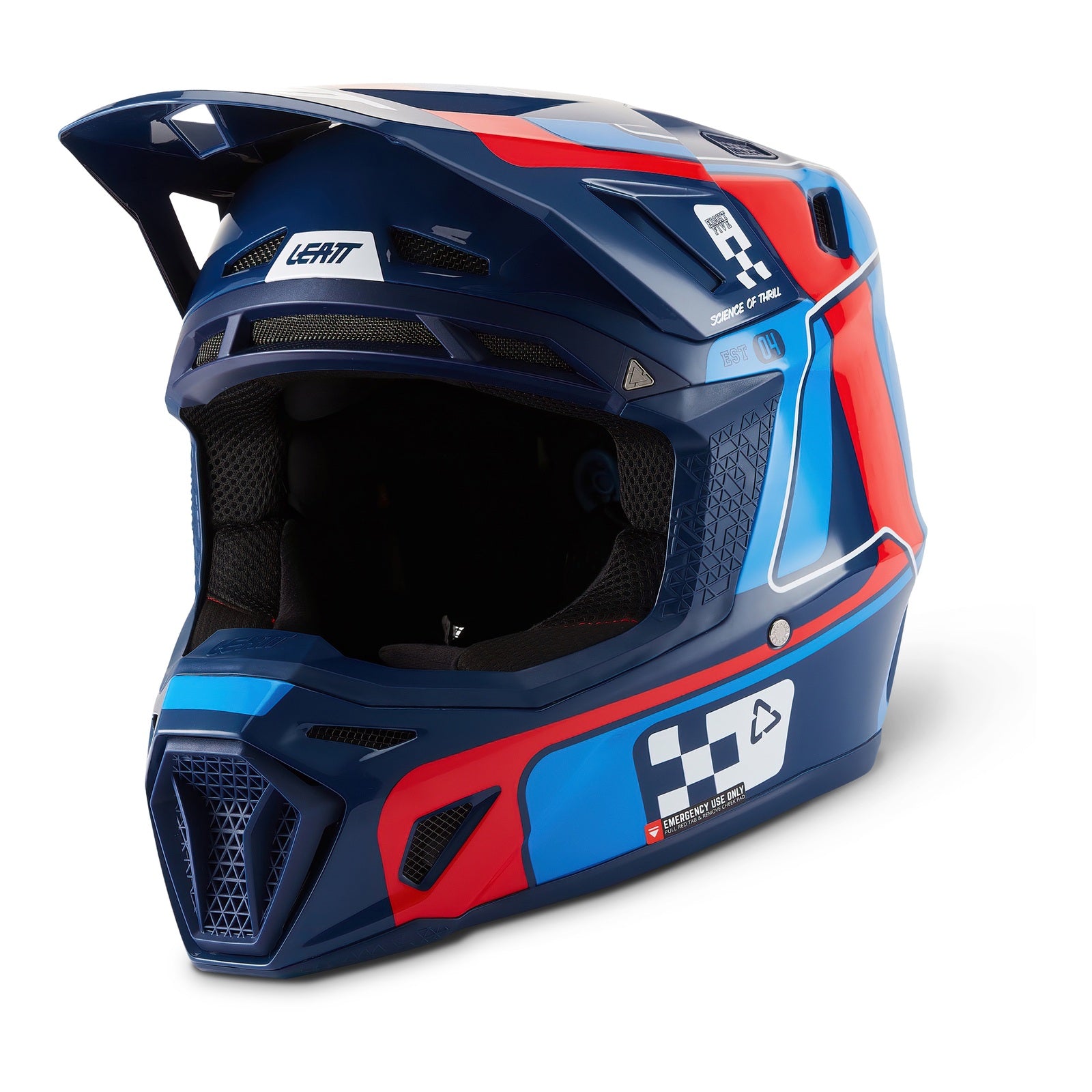 Leatt 8.5 Helmet Kit - Blue / Red