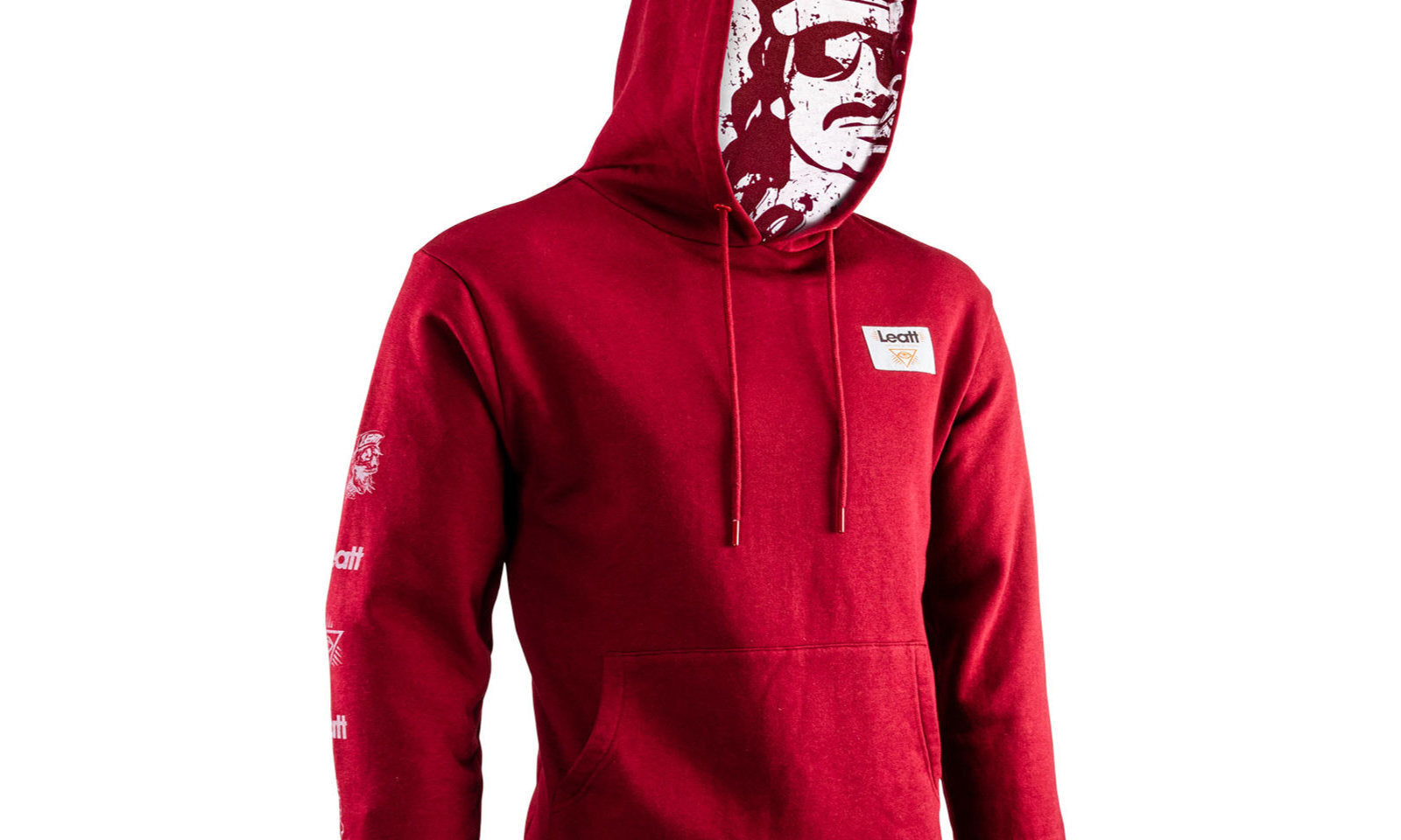 Leatt Core Hoodie - Ruby