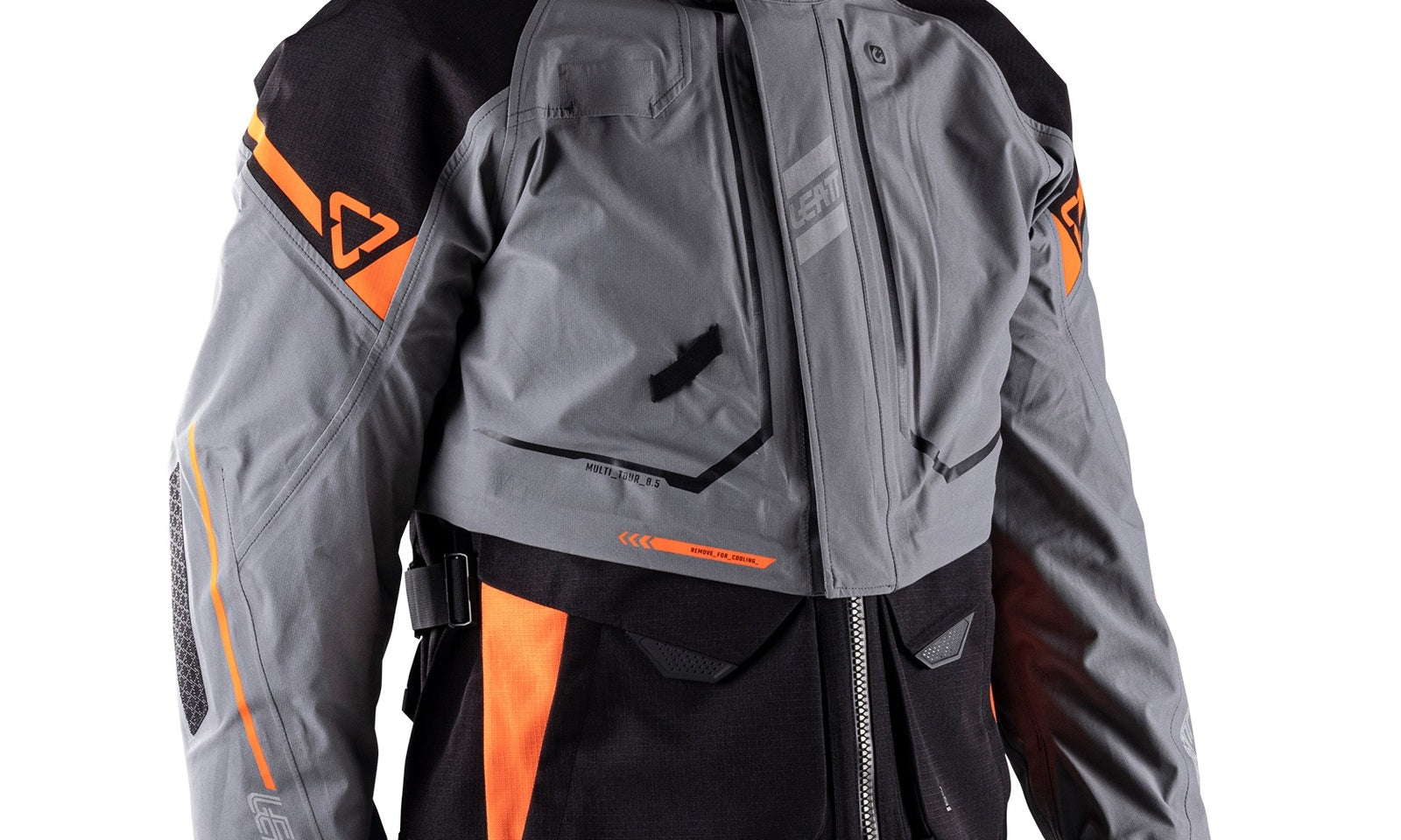 Leatt 8.5 ADV MultiTour Jacket - Iron Grey